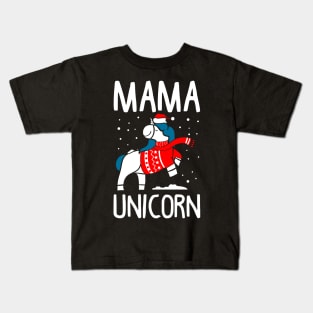 Matching Unicorn Ugly Christmas Sweatshirts Kids T-Shirt